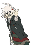 colored danganronpa danganronpa_2 filthy_frank middle_finger nagito_komaeda parody // 670x950 // 176KB