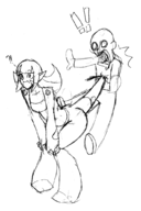 artist:tryfag duna fossil_fighters joke stab // 688x1028 // 73KB