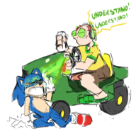 2boys artist:justdavefnd beat jet_set_radio sonic_(series) sonic_the_hedgehog // 1000x1000 // 692KB