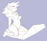 breath_of_fire breath_of_fire_iii monochrome nina // 500x445 // 69KB