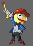 1boy artist:justdavefnd candyman chibi lethal_league // 1000x1357 // 771KB