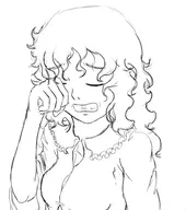 crying koishi_komeiji long_hair monochrome touhou // 471x533 // 56KB