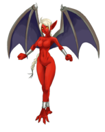 colored firebrand genderbend ghosts_'n_goblins_(series) red_arremer rule_63 // 1574x1978 // 827KB