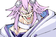 1girl artist:pr_quote broly colored dragon_ball hyperdimension_neptunia neptune // 3000x2000 // 769KB