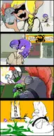 artist:blackanon colored comic inkling inkling_boy inkling_girl splatoon tagme // 905x2246 // 1.7MB