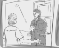 1boy 1girl artist:unknown ellie_williams joel meme the_last_of_us // 1194x961 // 524KB