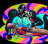 1boy 1girl artist:scorndude breast_feeding cum dark_samus gs handjob huge_breasts lactation metroid metroid_prime milking penis scorn scorn_guy // 2610x2390 // 2.8MB