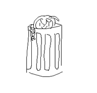 1girl aradia artist:waitingforgames night_of_revenge trash trash_can // 235x225 // 4.2KB