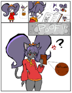 1girl animalization anthro artist:esao303 ashley cat cat_girl furry warioware // 552x709 // 56KB