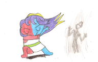 artist:boneyt colored dabbing gill long_hair lucina street_fighter traditional_medium urien // 1431x900 // 984KB