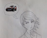 1girl artist:shamiranon daydreaming shin_megami_tensei shin_megami_tensei_v traditional_medium yoko_hiromine // 1460x1183 // 2.5MB