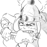 barbara eating meat rayman_(series) rayman_legends // 700x700 // 208KB