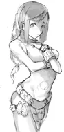 agrias_oaks blush dancer embarrassed final_fantasy final_fantasy_tactics midriff // 472x974 // 88KB