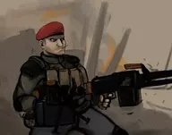 akimbo army artist:danmit battlefield colored gun machine_gun medic shooting // 762x598 // 187KB