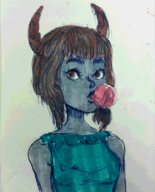 bubble_gum colored faun spyro_(series) spyro_2__ripto's_rage! traditional_medium // 650x806 // 350KB