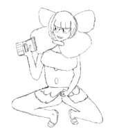 1girl anus artist:unknown book glasses masturbation pokemon pussy shauntal // 1500x1700 // 84KB