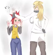 1boy 1girl colored michael pokemon pokemon_xd_gale_of_darkness // 546x567 // 51KB