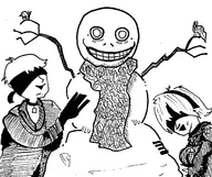 1boy 1girl artist:skai christmas christmas_collab_2017 collab emil nier nier_automata snowman winter yorha_no._2_type_b yorha_no._9_type_s // 1506x1265 // 556KB