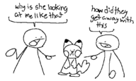 artist:unknown dialogue monochrome pikachu pointing pokemon speech_bubble stick_figure text // 1075x643 // 13KB