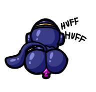 1boy artist:temmonk ass ass_focus bent_over bloons bloons_td_6 colored dildo glue_gunner huge_ass latex latex_suit skintight suit tagme // 752x724 // 32KB