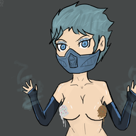 artist:plato breasts colored frost frosting mortal_kombat topless // 1000x1000 // 425KB