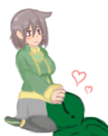 100_orange_juice animated anon colored headpat heart sham // 521x657 // 85KB