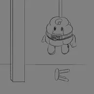 hanging mallow mallow_(super_mario) super_mario super_mario_rpg // 1000x1000 // 91KB