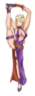 1girl blonde_hair blue_eyes bonne_jenet colored garou_mark_of_the_wolves jenet legs looking_at_viewer nipples_visible_through_clothing pale_skin the_king_of_fighters // 600x1638 // 471KB