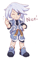 artist:sunshine_memoir colored genis genis_sage pixel_art tales_of_symphonia text thumbs_up // 625x945 // 49KB