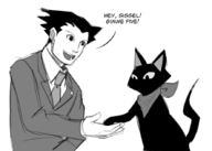 ace_attorney artist:righteoustea ghost_trick phoenix_wright sissel // 886x630 // 188KB