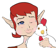 anju artist:harrace bust colored cucco majora's_mask the_legend_of_zelda // 353x301 // 52KB