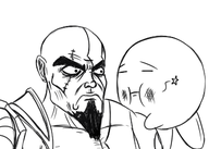 crossover god_of_war kirby kirby_(series) kratos tagme // 350x250 // 52KB