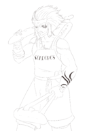 1boy apron artist:unknown dungeon_fighter dungeon_fighter_online soldoros tongs // 1216x1784 // 390KB