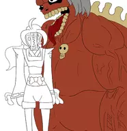 1girl akari_ichijou colored demon lick neo_geo_heroes_ultimate_shooting petrification talisman the_last_blade // 1553x1600 // 539KB