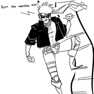 kept_you_waiting,_huh leather_jacket metal_gear_solid shades snake // 500x500 // 86KB