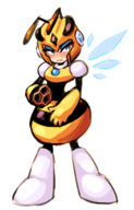 1girl artist:unknown honey_woman mega_man_(series) robot // 805x1257 // 427KB