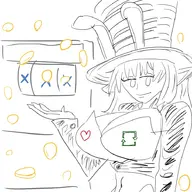 1girl artist:unknown breasts bunny_suit casino cleavage dungeon_fighter_online fortuneteller_rosaura hat huge_breasts looking_at_viewer monochrome parody playboy_bunny sketch slot_machine // 932x932 // 349KB