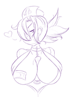 cleavage huge_breasts mask needle nurse pasties skullgirls valentine // 1500x2000 // 691KB