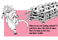 android_21 artist:ezzy cake dragon_ball_fighterz dragon_ball_z lex_luthor majin_android_21 // 750x516 // 184KB