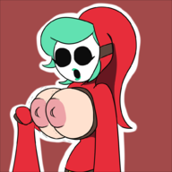 1girl artist:htdmason boob_window_sweater breasts colored huge_breasts rule_63 shy_gal shy_guy shygirl super_mario // 996x996 // 216KB