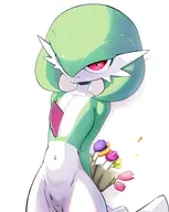 1girl artist:NoConcession flower gardevoir pokemon // 1950x2450 // 302KB