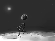 1boy animated artist:kujalla dr._eggman dr._robotnik earth gif monochrome moon mustache pee peeing planet sonic_(series) sonic_the_hedgehog stick_figure // 800x592 // 2.6MB