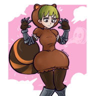 1girl artist:diko_mics tanuki tatiana unicorn_overlord // 2500x2500 // 679KB