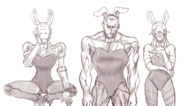 bunny_suit crossdressing looking_at_viewer metal_gear_rising metal_gear_solid metal_gear_solid_3 monsoon overwatch revengeance volgin yevgeny_borisovitch_volgin zenyatta // 1195x658 // 631KB