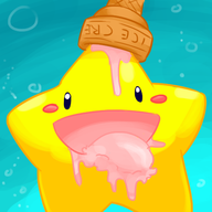 artist:kiwi colored eating ice_cream starfy // 500x500 // 113KB