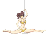 artist:frequencyblue bikini colored persona_(series) persona_4 pose rise_kujikawa shin_megami_tensei // 2000x1566 // 533KB