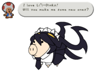 animal black_hair colored filia li'l_oink li'l_oink_template long_hair paper_mario pig skullgirls super_mario text toad // 1533x1216 // 64KB