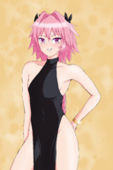 1boy artist:tri_electron astolfo dress fate_grand_order // 1800x2700 // 1.2MB