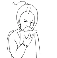 1boy donut food louie parody pikmin pointy_ears sketch // 997x1024 // 115KB