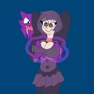 1girl artist:unknown breast_expansion haunter huge_breasts pokemon pokemon_bw shauntal // 3000x3000 // 694KB